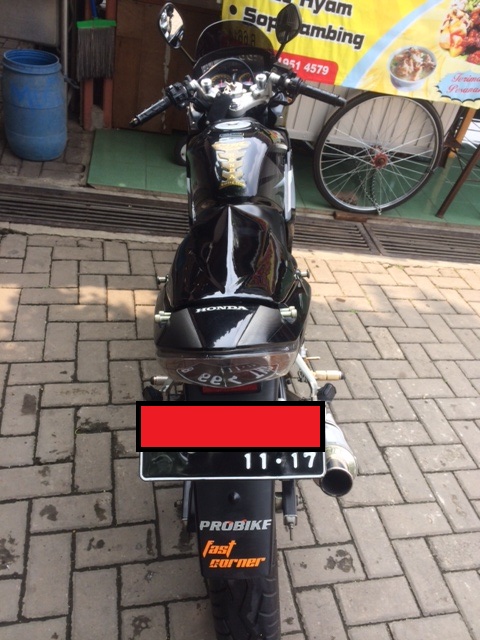 HONDA CBR Old 150R 2007, Thailand, Hitam, Mulus, Komplit. - Gambar2