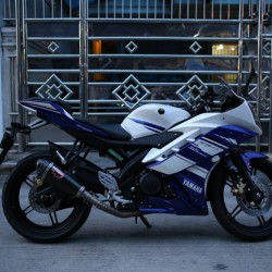 yamaha r15 biru tahun 2014 Mulus 081 245 245 69