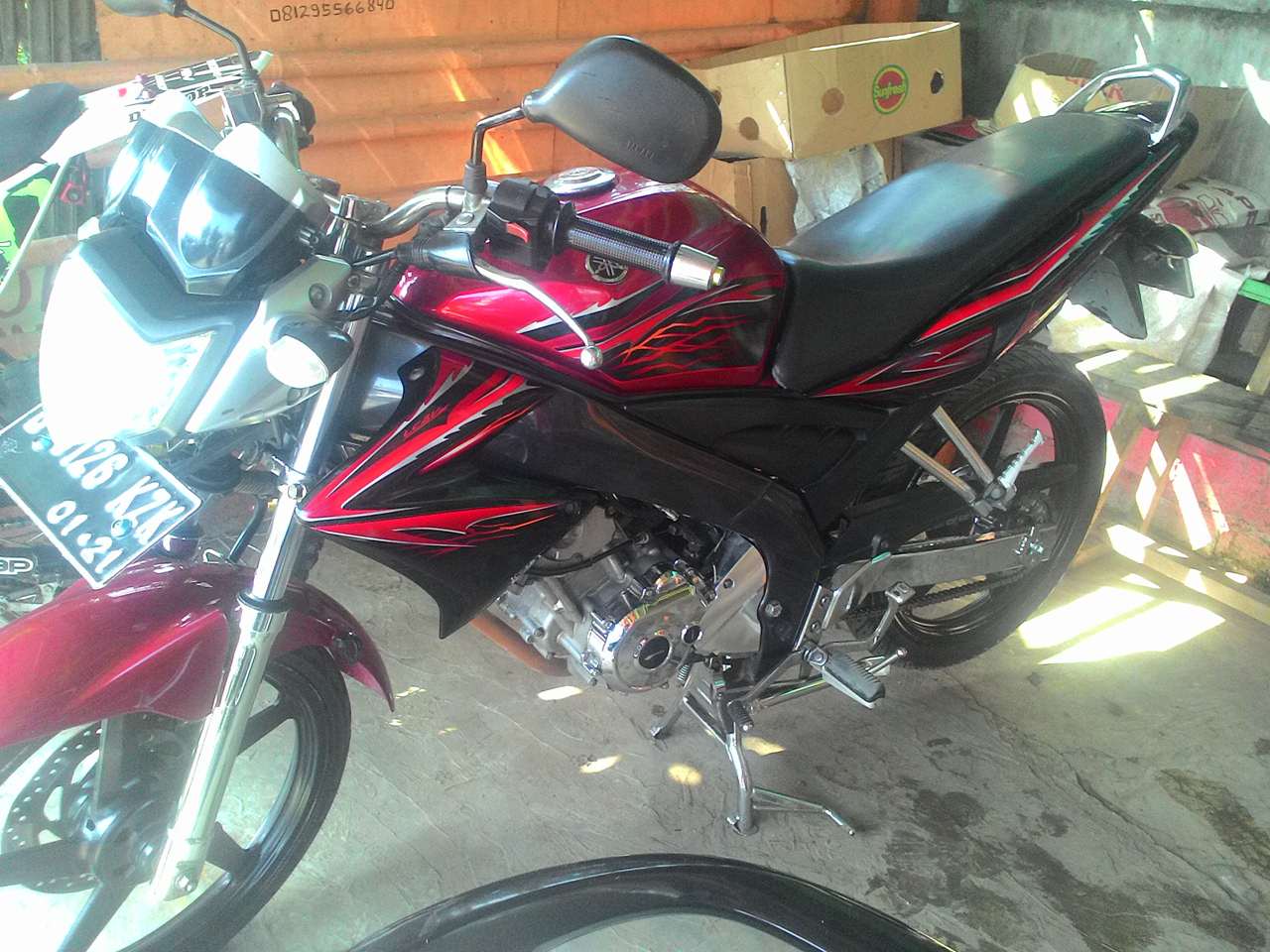 jual vixion 2010 merah - Gambar6