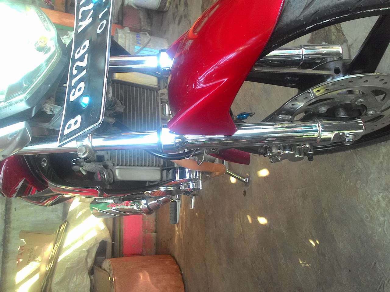 jual vixion 2010 merah - Gambar5