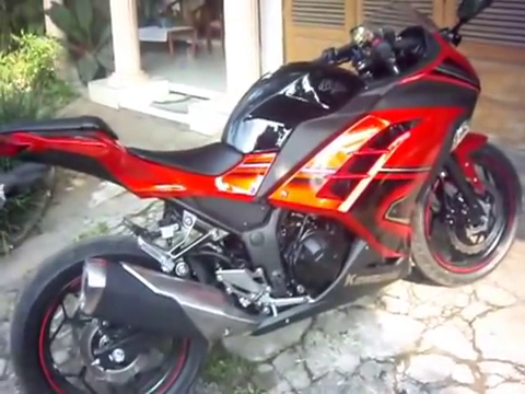 NINJA 250 CC 2013 MERAH - Gambar1