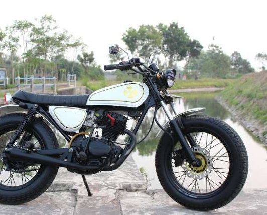 Di jual motor GL 125 modeif japstyle - Gambar1