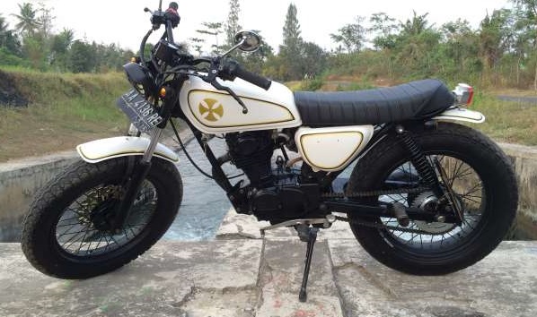 Di jual motor GL 125 modeif japstyle - Gambar2