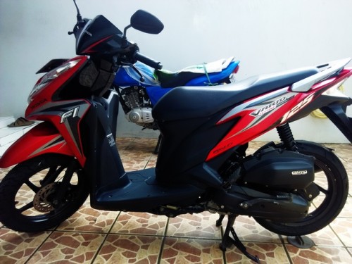 honda vario techno 125 pgm fi 2013 Merah - Gambar4