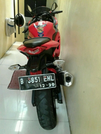 Dijual cepat Ninja 250 fi si merah merona - Gambar4