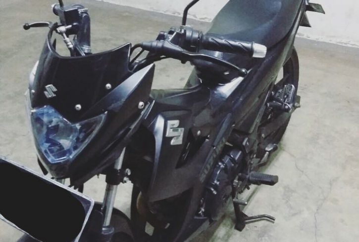 Harga kredit motor satria fu black predator