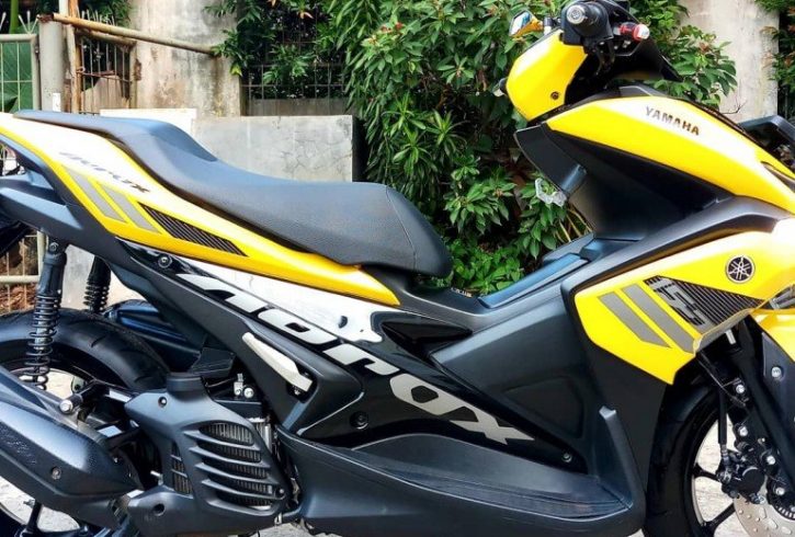yamaha aerox 155 cc warna kuning tahun 2017 - Jual Motor Yamaha Aerox