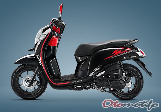 Warna-Honda-Scoopy-Sporty-Black