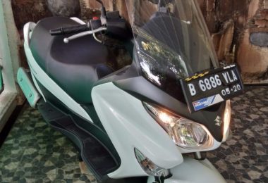 Дополнительные фары на вилку Burgman 650