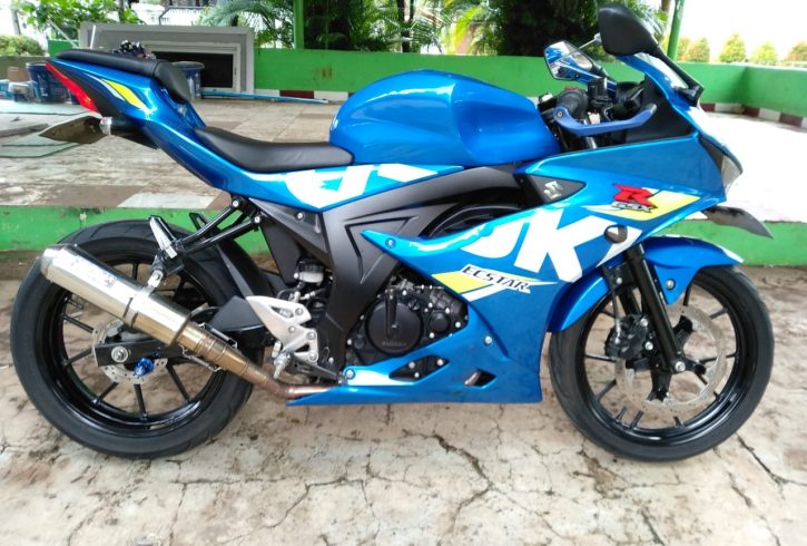 Jual GSX R 150 Biru MotoGP - Gambar4