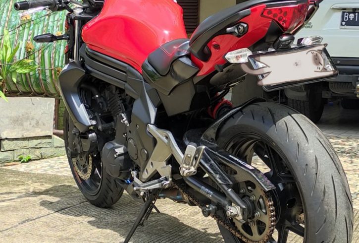 Крепление номера Kawasaki er6n